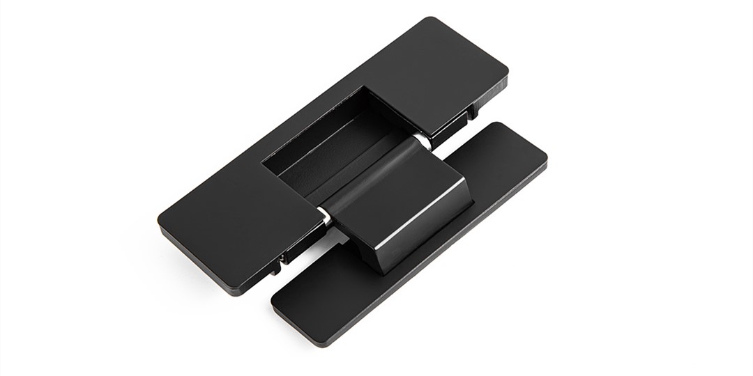 Wooden door hidden hinge