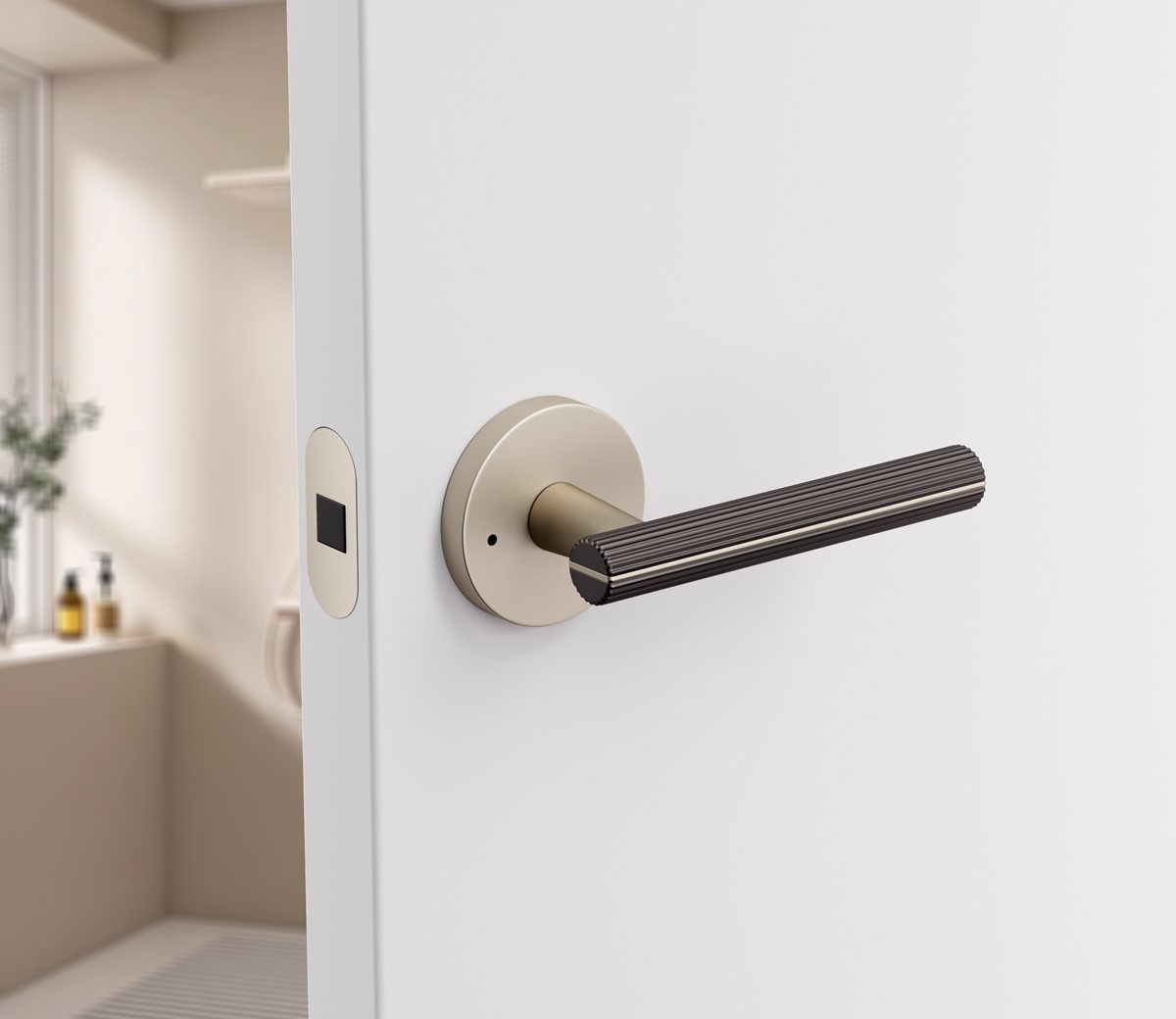 Modern interior door handles