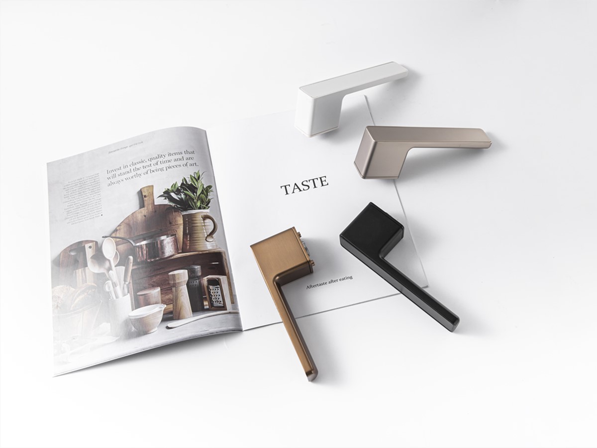 Modern minimalist door handle design