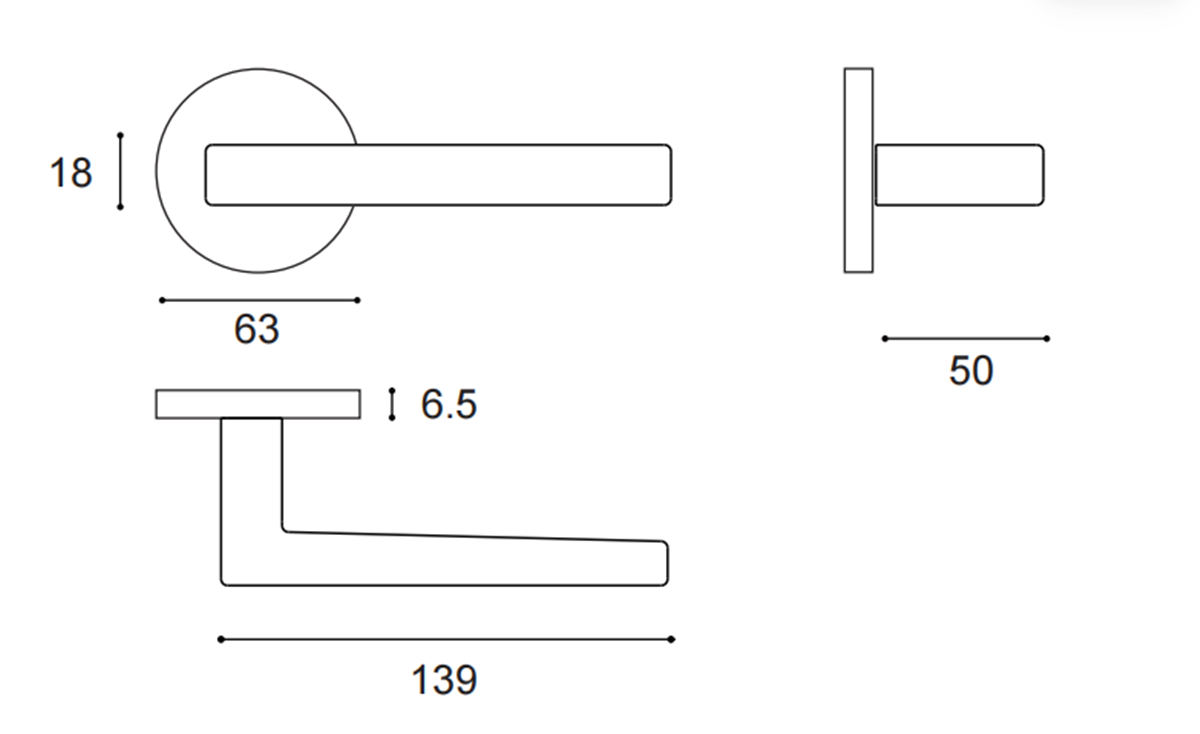 Featured bathroom door handle for 2026