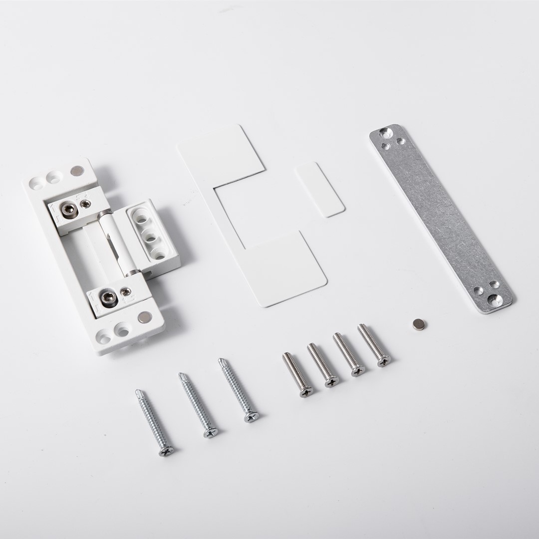 Modern minimalist door hinge design