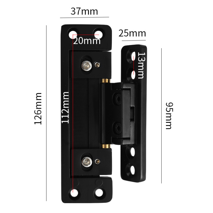 Door hinge size