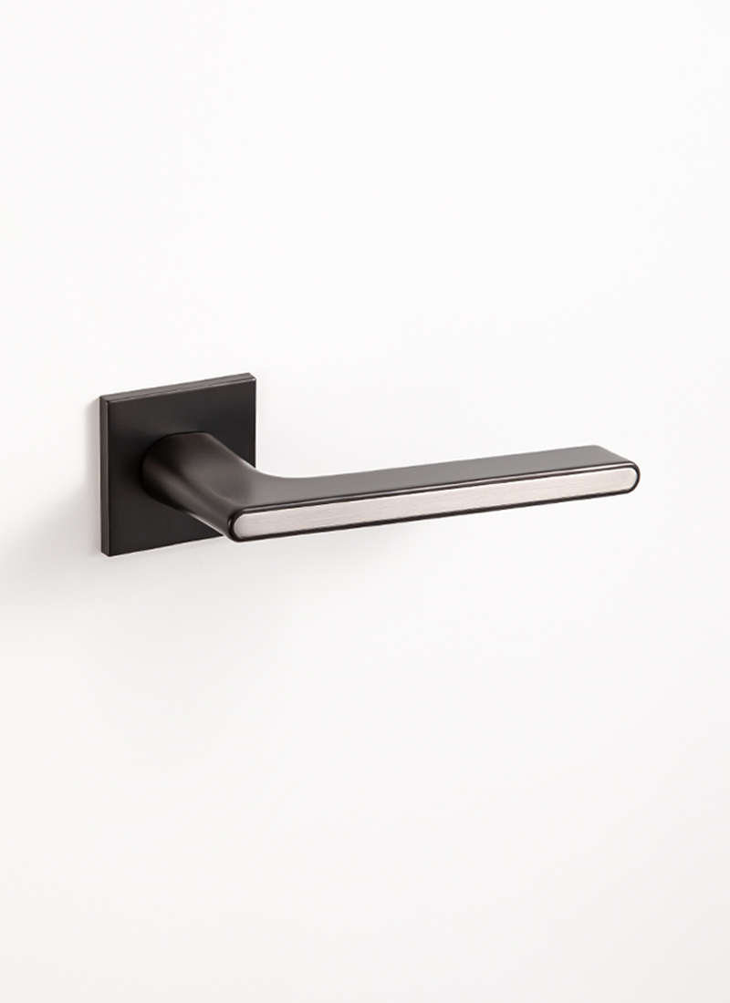 black bathroom door handles