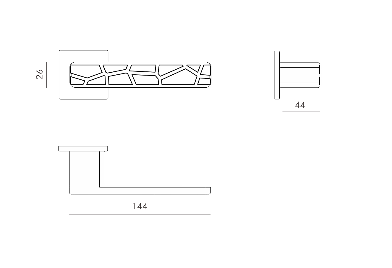 matte black interior door handles