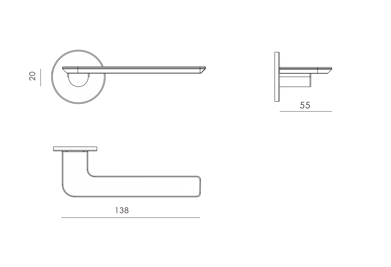 interior door handle sets