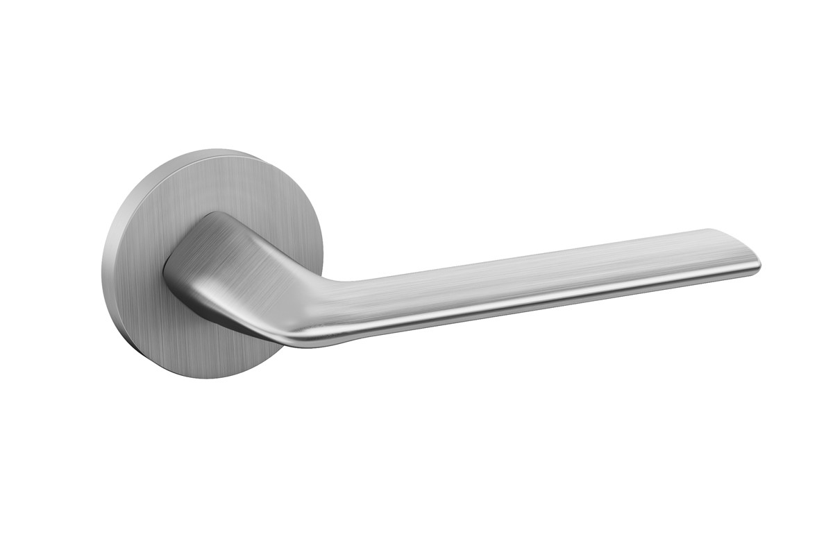 satin nickel door handle