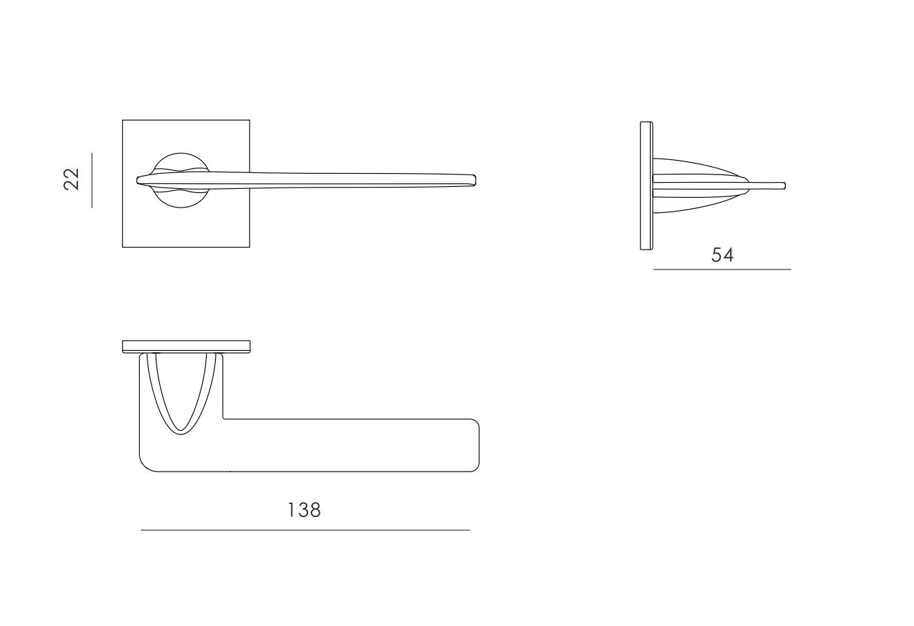 matt black interior door handles