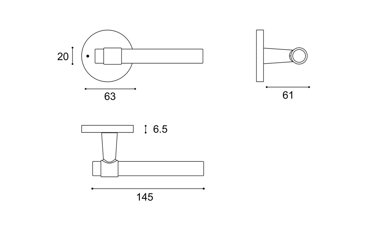 Interior "Light Luxury" Door Handle