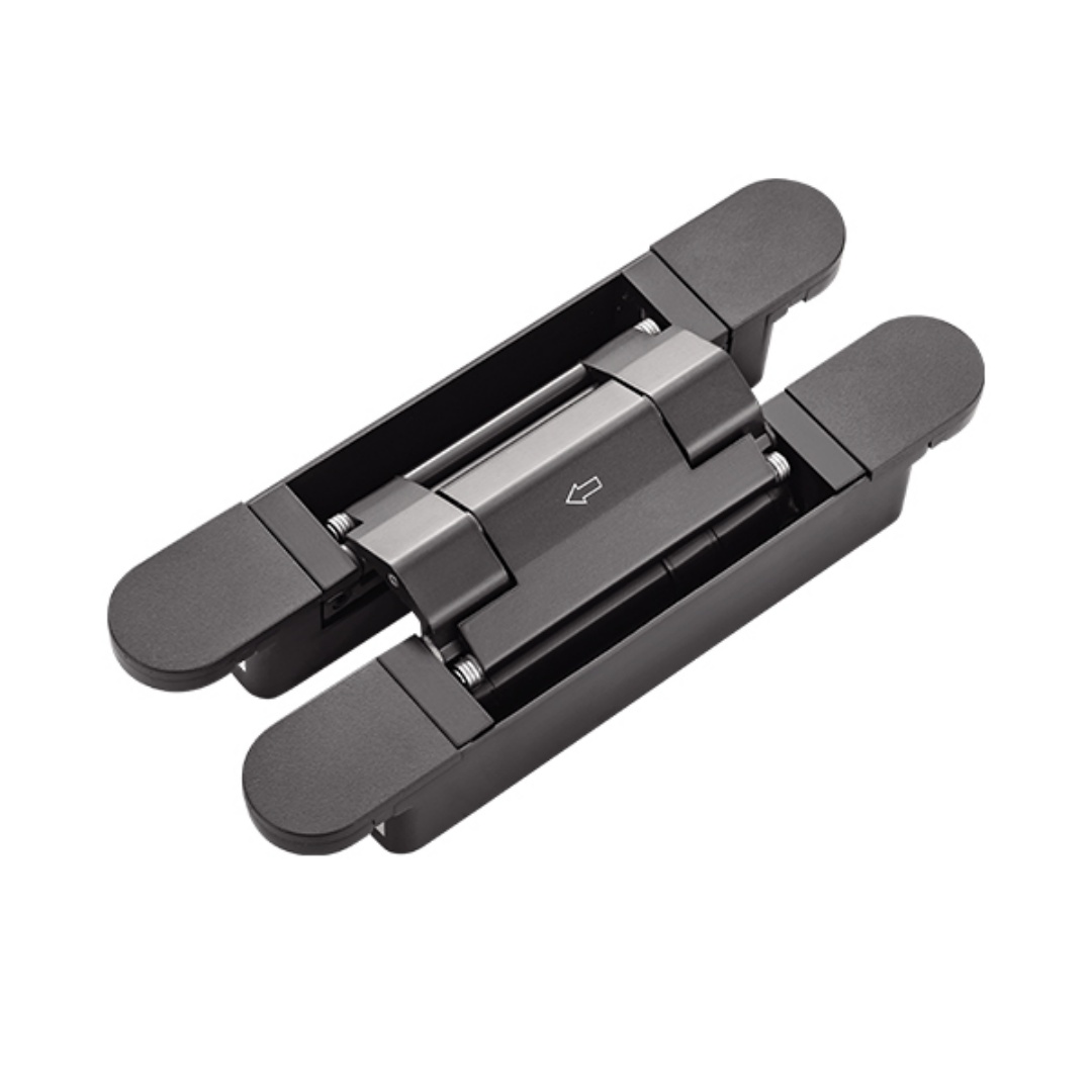 Stain black nickel door hinge