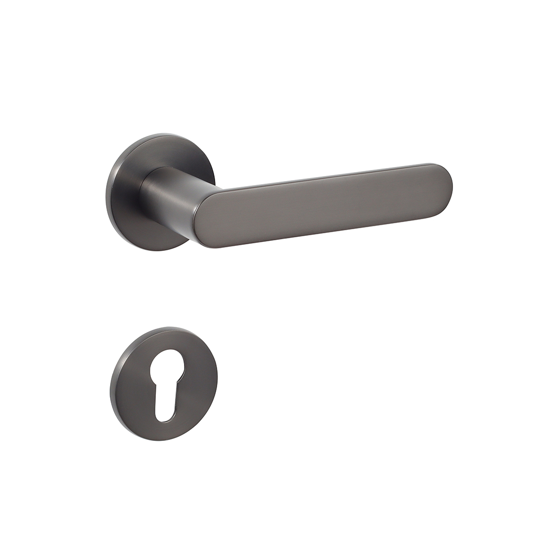 Stain  black nickel door handle