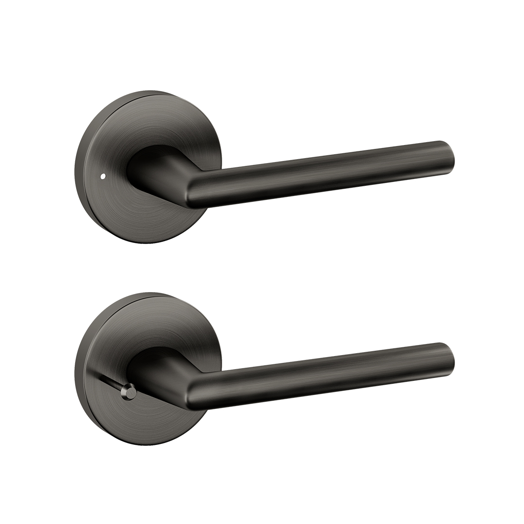satin black nickel door handle