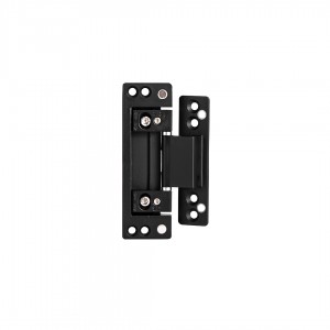 Extremely narrow two-dimensional door hinge