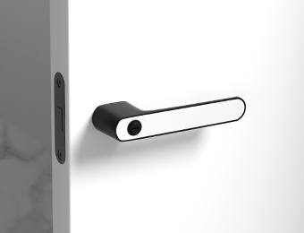 modern black door knobs