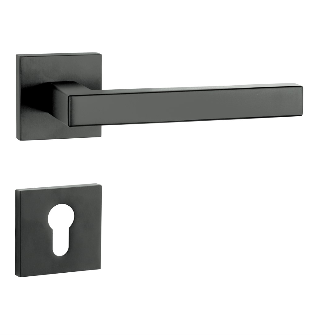 satin black nickel door handle