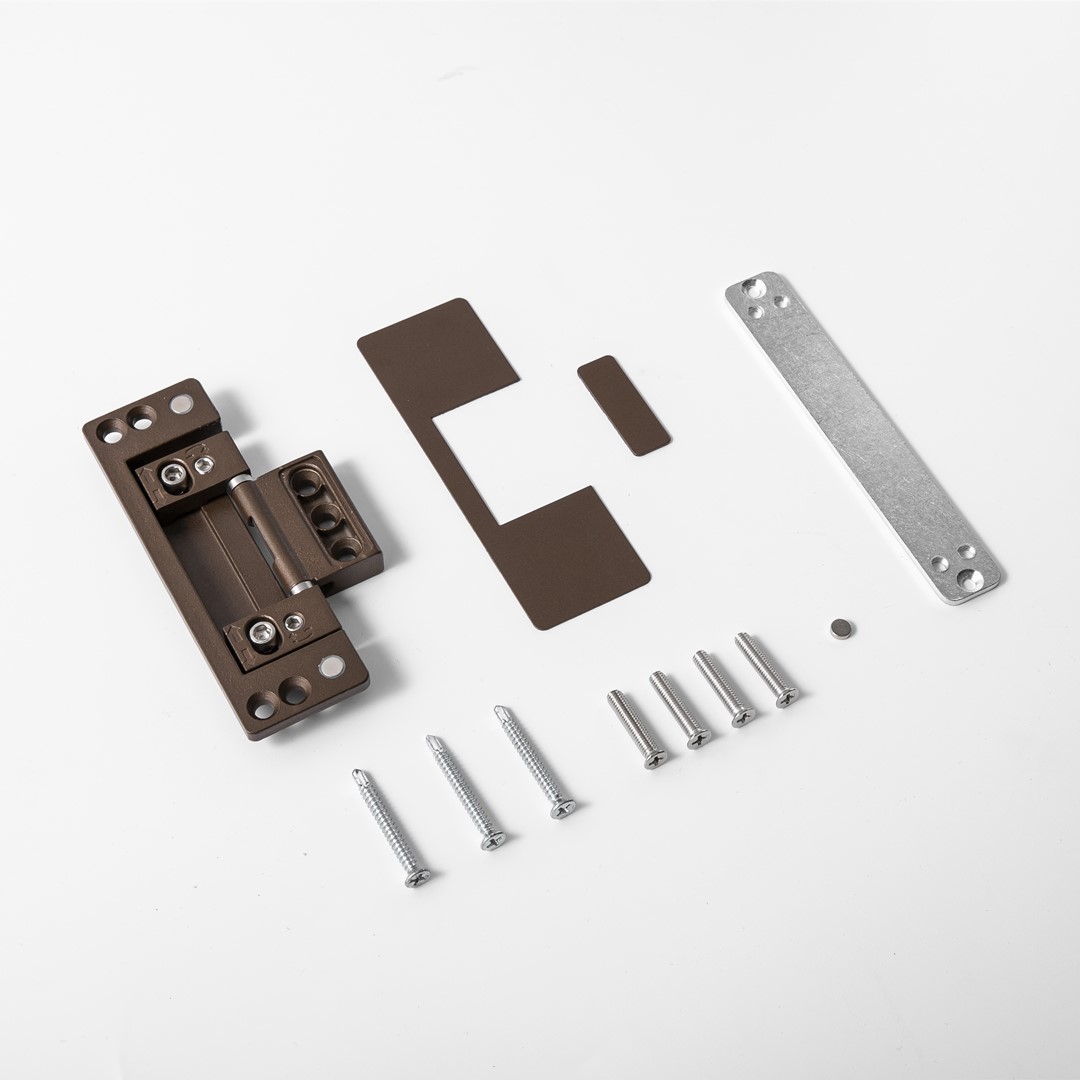 matt satin chrome door hinge