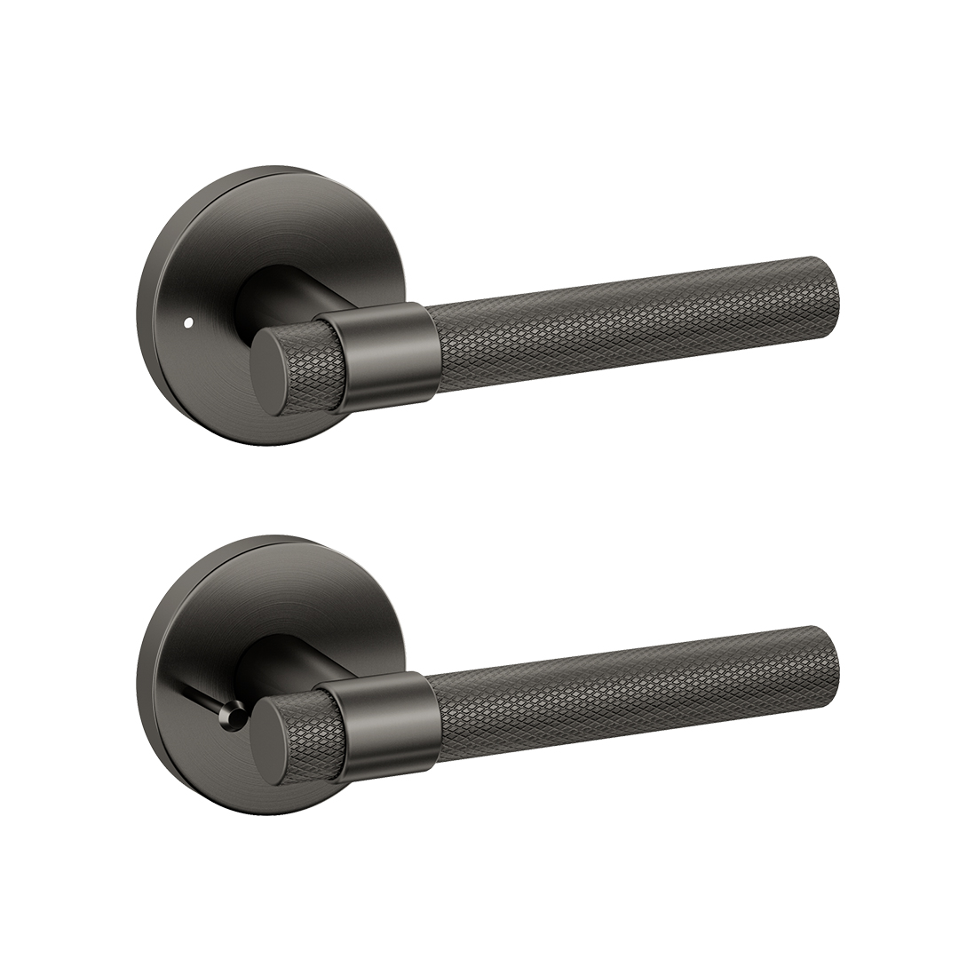 satin black nickel door handle