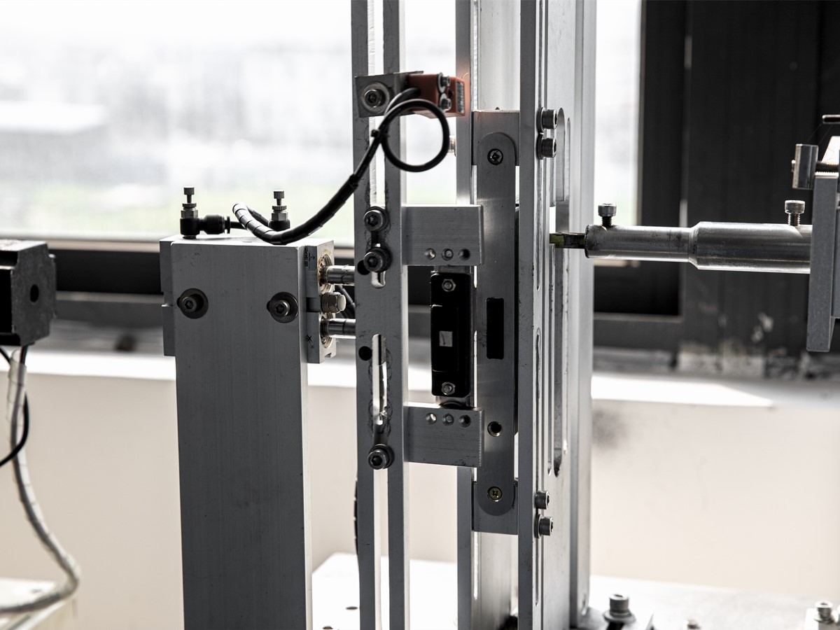 Alcohol swab test for door hardware products