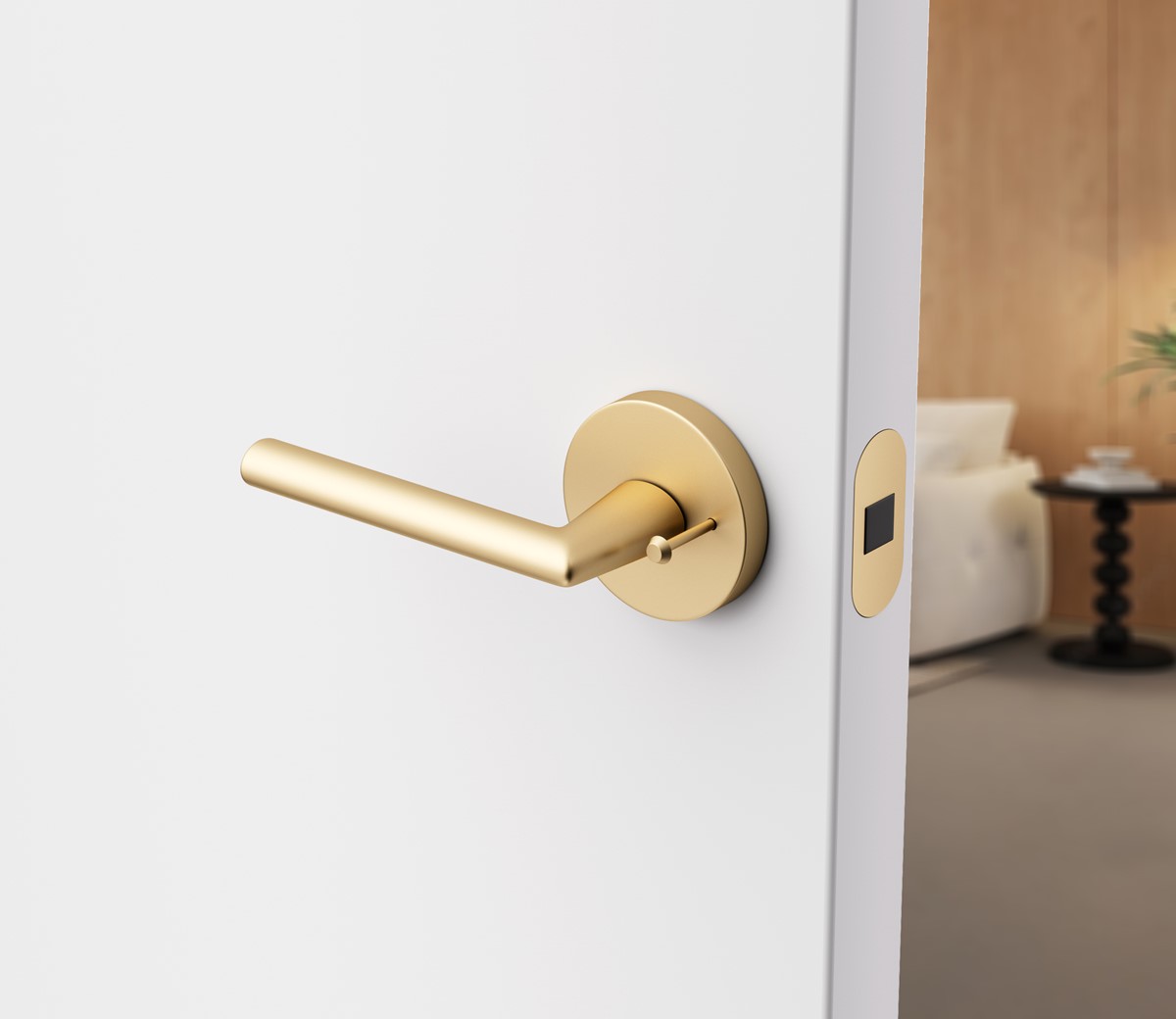 Modern interior door handles