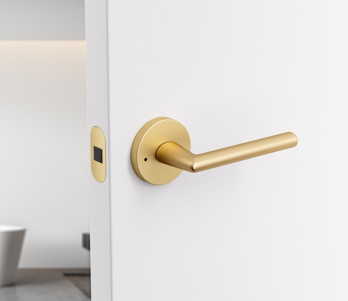 Interior wooden door handles