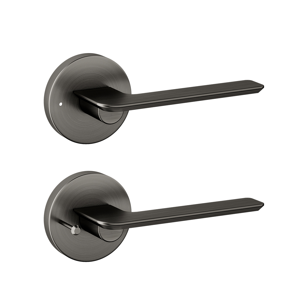 satin black nickel door handle
