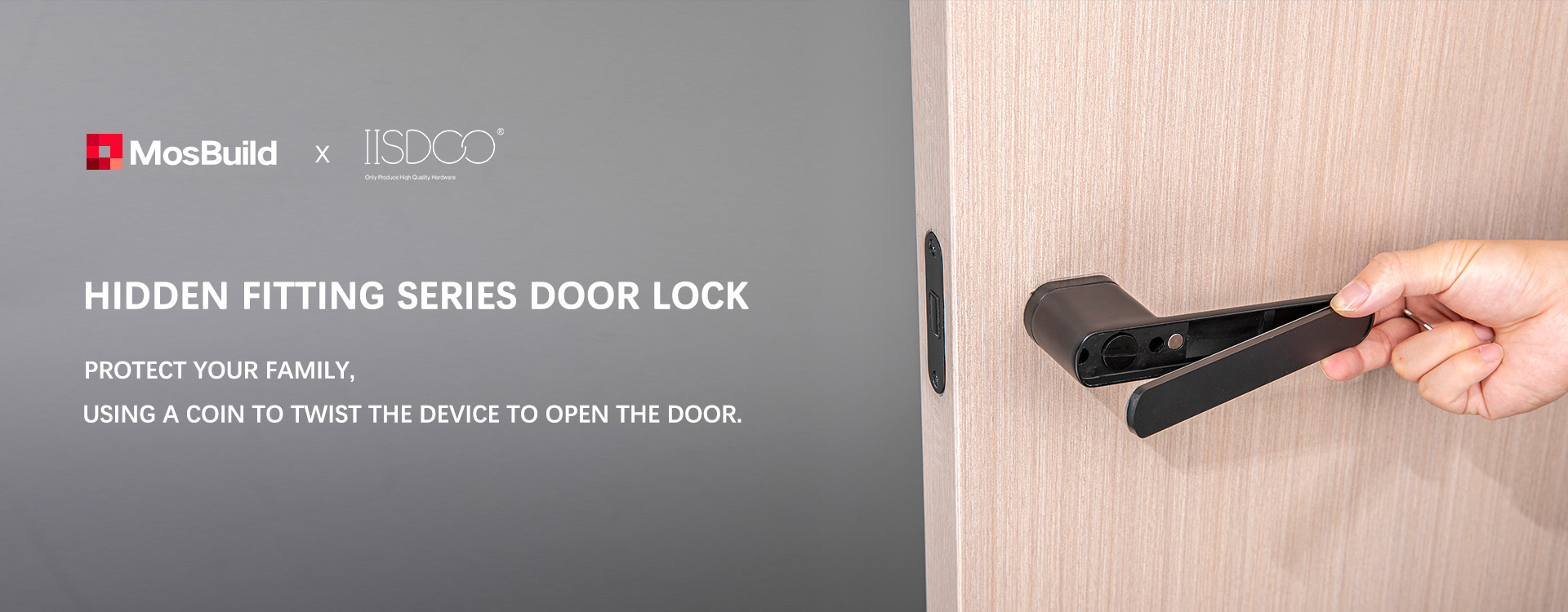 minimalist door lock