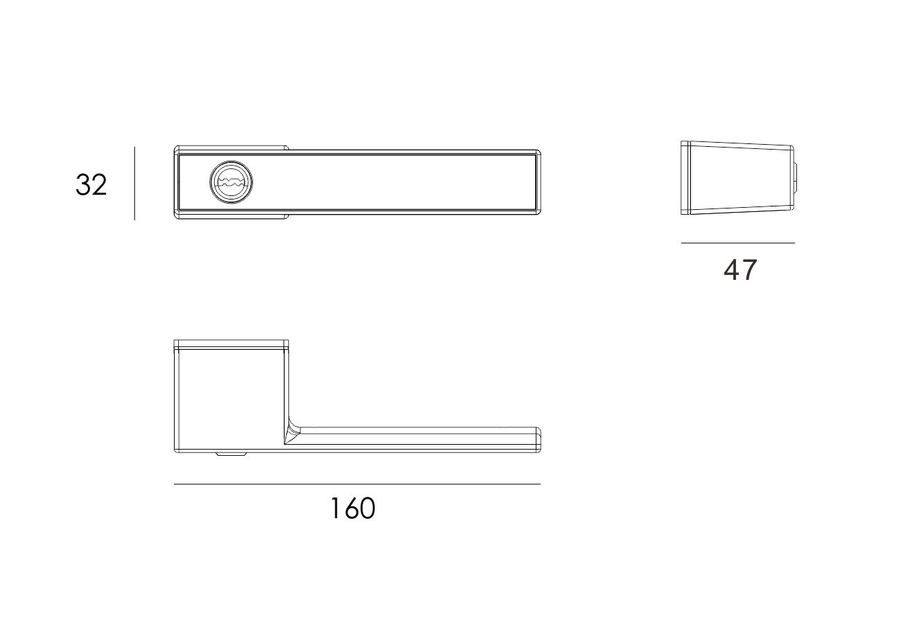 manijas de puertas de privacidad