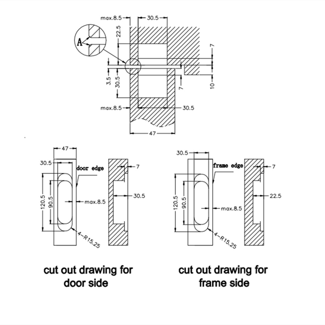 Sturdy and durable door hinges