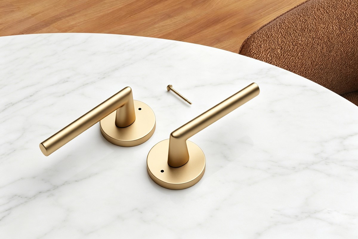 Interior door lock design