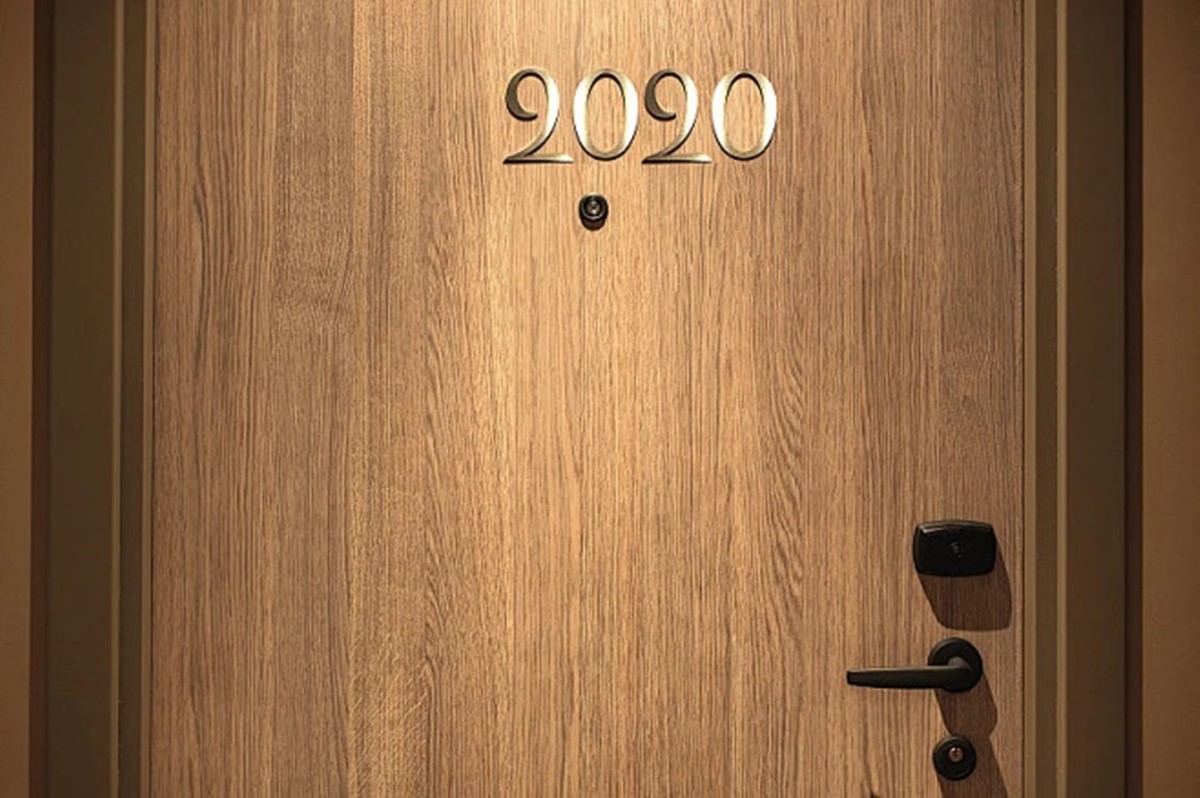 Hotel door hardware