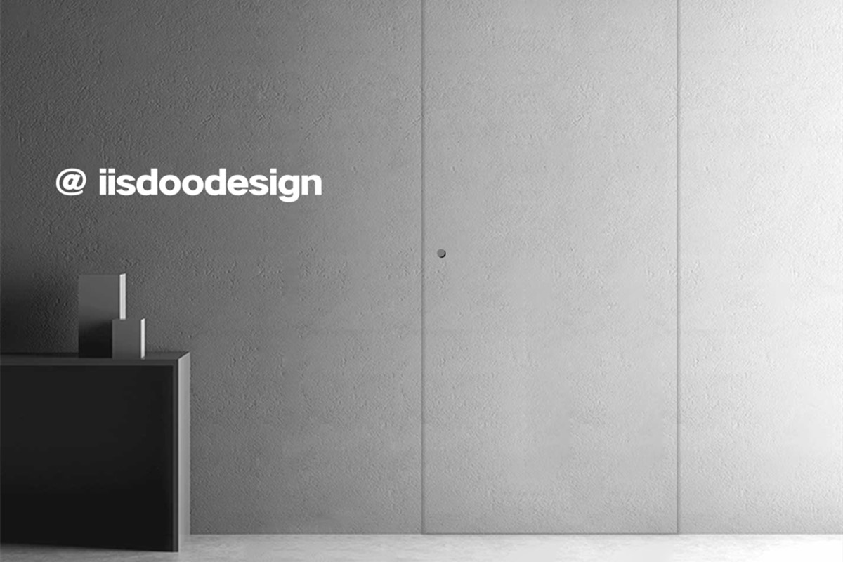 Modern minimalist concealed door handle