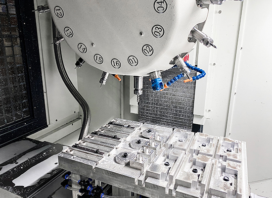 auto drilling machine. door handle