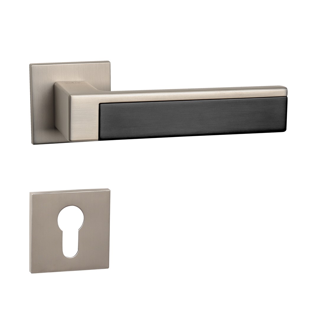 matt satin nickel door handle