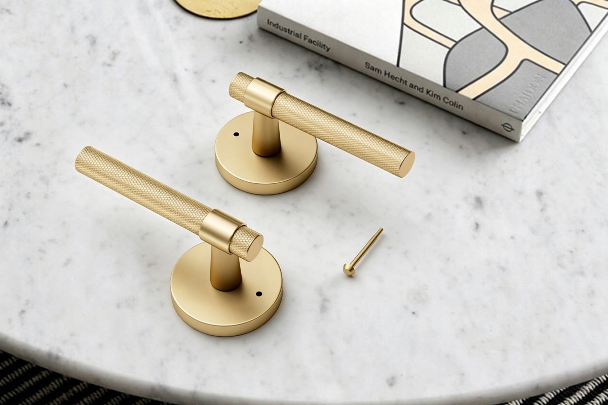 Highlighting gold-toned, affordable luxury door handles for 2026.