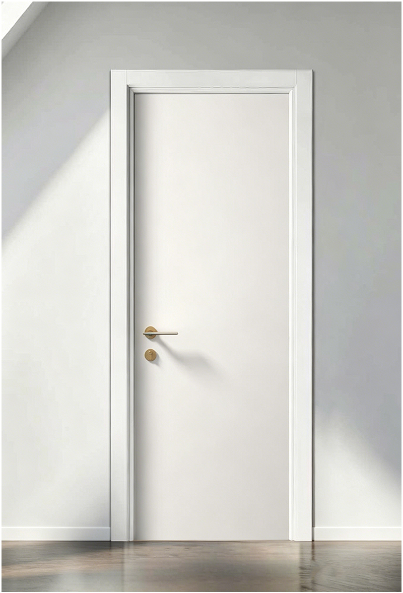 Interior wooden door