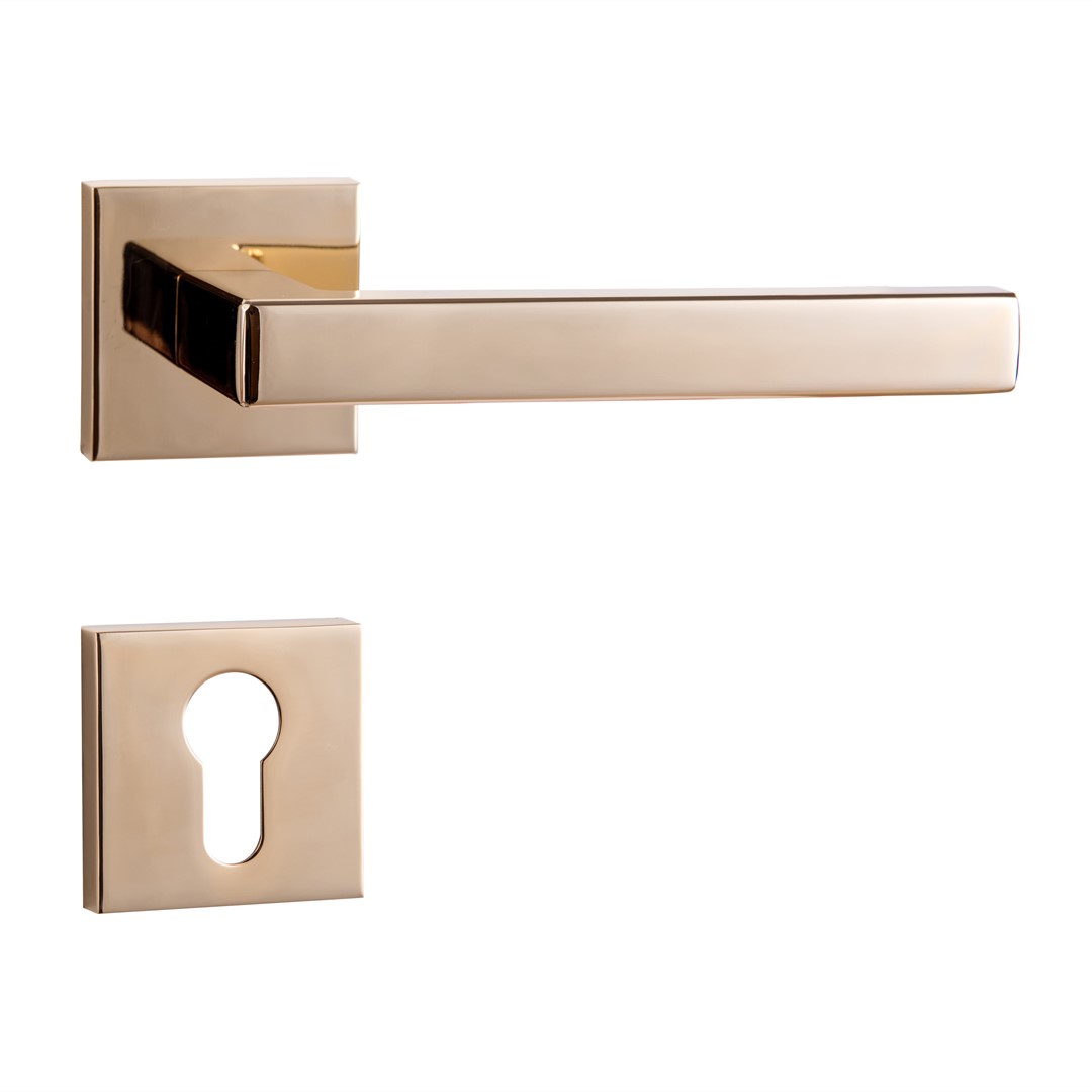 matt gold door handle