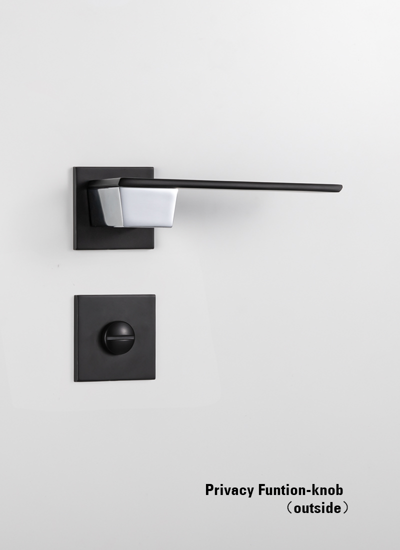 matte black door hardware