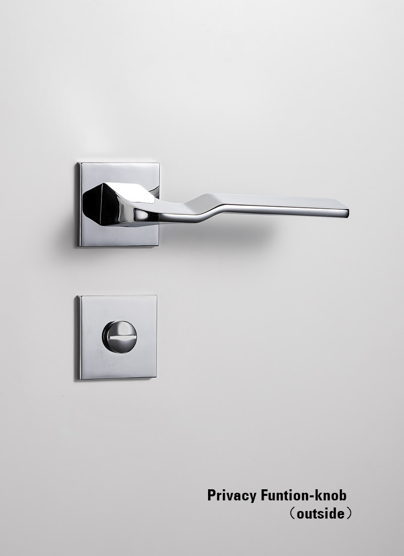 black privacy door handles