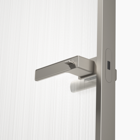 Platinum grey door lock