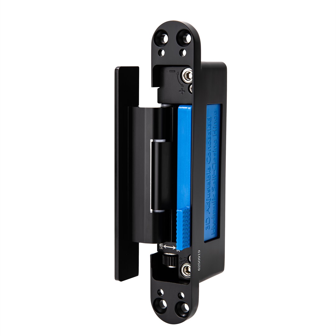 Light luxury three-dimensional hydraulic hidden hinge