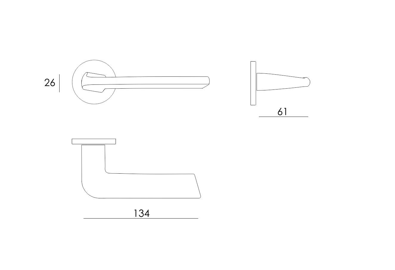 poignée et serrure de porte de salle de bain